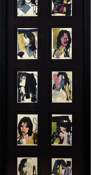 Mick Jagger Postcard 1975