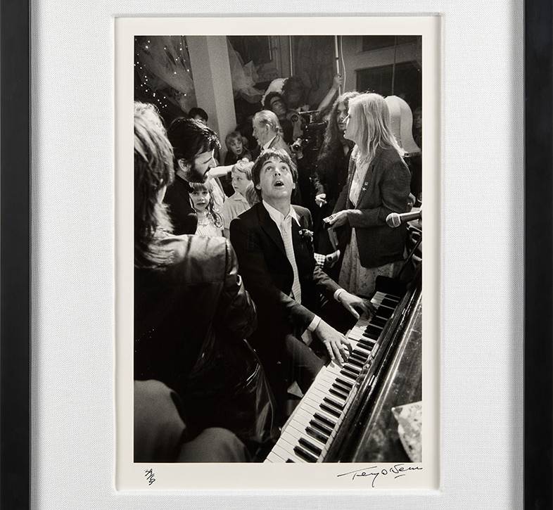 Paul Mccartney At Ringo Starr's Wedding Reception, London 1981